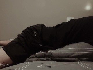Moans & whimpers of a sensible boy playing with the pillow
