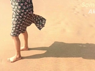 Sri Lankan Beach Sex කෑල්ලගෙ ආසවට බීච්  එකේ ගිහින් රිදෙන්නම දුන්නා