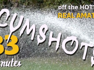 Wifebucket presents 33 minutes of the hottest homemade REAL cumshots