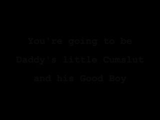 Daddy fucks his cumslut & makes his good boy watch, then he fills both your holes! Clip Compilation
