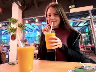 Cute Petite Girl Rides Big Cock! | Budapest Sex Vlog | Jamie Young