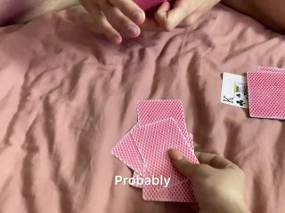 Gave the most slobbery blowjob you've ever seen after losing at cards to the stepbrother