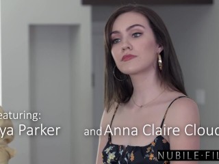 Cheater Gets Caught in Web of Lies, Handcuffed, & Cuckolded by Anna Claire Clouds & Freya Parker