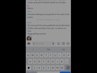 HOTWIFE sends Snap chat asking to fuck BBC at club!