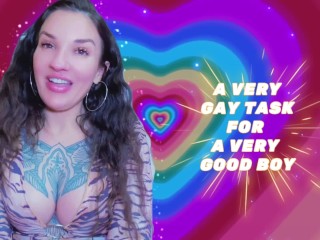 Gay Encouragement for Bi Curious Bitch Boy