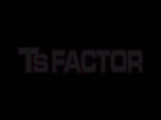 TSFACTOR Ebony Trans Beauty LEILANI LI Trades Ass Fucks with Kinky Cis Male
