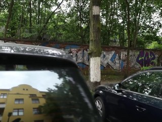 The sky above Berlin - rough fucking on a rooftop