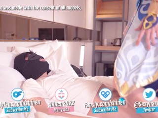 【Genshin Impact】 Face Sitting🧡Nilou Cosplayer Asian Hentai Cosplay 9