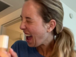 FUCK A FAN! Chat Room Moderator Gets Real Life Pornstar Experience