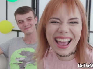 Petite Wife Kira Roller Gets Fucked and Filled with Cum
