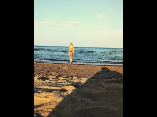 MI FACCIO SPIARE DA UN GUARDONE SULLA SPIAGGIA E POI LO SCOPO - Miele Blanco Amateur Italian