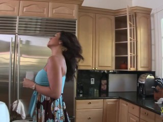 Rocco Reed loves to fuck Raquel Devine in high heels and to facial her