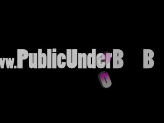 MILF Public UnderBoob Roadshow Night Vision