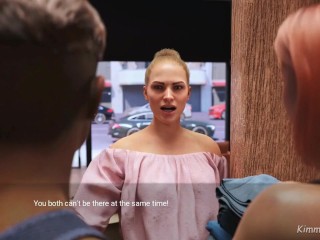 In a Scent - Disabled Man gets Handjob in the store's dressing room