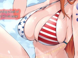This girl won`t leave you indifferent - Nami One Piece JOI
