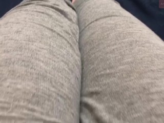 Rolling my pussy in my beautiful VINTAGE black polka dot panties #Softly teasing