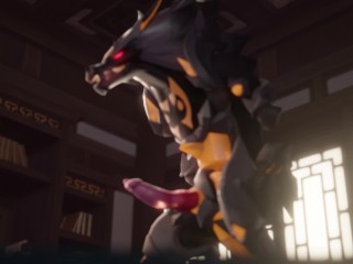 Hutao Gets fucked by A Demon Werewolf Genshin Impact Sex Fantasy Porn