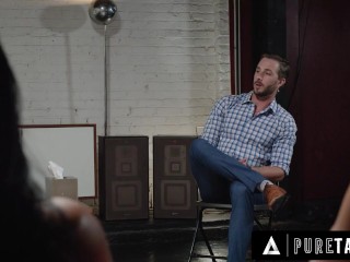 PURE TABOO Wild Ladies Go Feral Frenzy On The Only Man Of Their Sex Addicts Anonymous Meeting