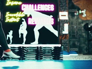 Tall Fit Goddess Grows In a Gym and Has Sex With Her Small Best Friend