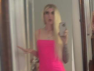 Cum Eater Barbie Trans MILF Strips and Teases
