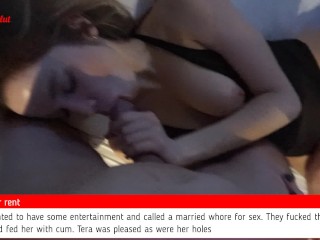 Friends wanted to have some entertainment and called a married slut Tera