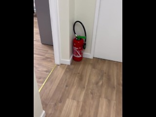 I ask the intern to suck me off quickly in the toilet while the colleagues are on break