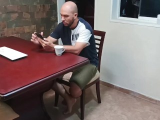 when two stepbrothers are alone at home they get creative - Porn in Spanish