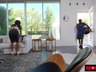 Aila Donovan Goes Crazy For Stepson's Sweaty BBC