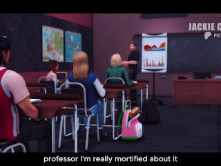 COLLEGE STUDENT "ACCIDENTALLY" SENDS A NUDE TO HER PROFESSOR - PART 2