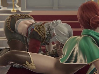 futanari Triss Merigold fucking Ciri The Witcher
