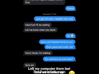 Realhotwife4u Coming home used and filled with cum for hubby