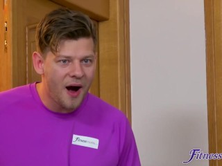 Fucked every way in gym creampie FULL VIDEO - Fitness Rooms