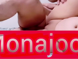 Mona is very hot in hotel