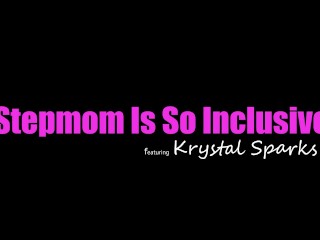 Krystal Sparks Whips Out Perfect Perky Tits Helps Stepson Overcome FOMO