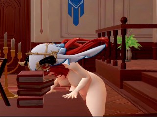 Nilou Fucks A Table!! 💦💦  (Genshin Impact Hentai Animation)