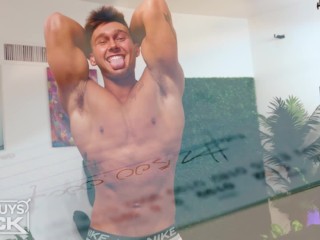 PINAY! Asian teen wanted to try ALL AMERICAN Body Builder cock.