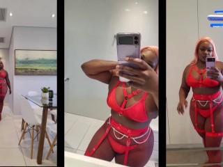 Big ass African MILF fucked hard
