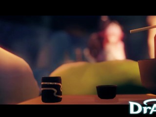 Yae Miko Getting fucked in a Japanese Onsen Public Sex animated Genshin Impact Hentai DrAgk