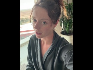 Using My Lush To Cum In The Spa Shower | Risky Public Orgasm