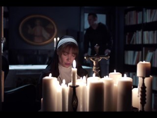 Russian Redhead Nun Used in Freeze Time Fuck - Hot Blasfemy Real Life Doll Sex with Sata Jones
