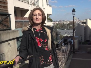 Skinny French School Teacher Gets Anal Pounded By a Big Hard Cock
