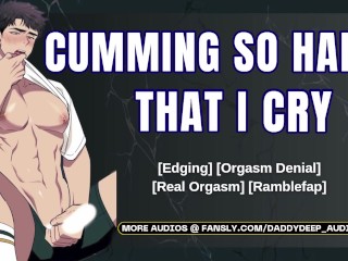 Edging Until I Cry Like a Bitch Boy | Male Moaning Audio | Deep Voice ASMR