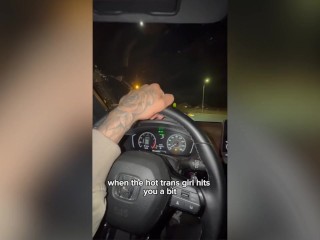 Hottest Trans Pornstar Rims Me Behind My Girlfriends Back - Part 1 POV Eva Maxim