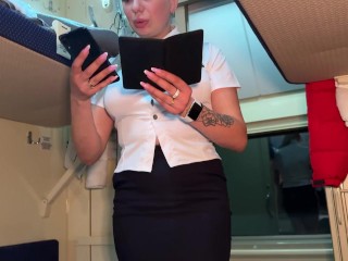 Train stewardess Alexa Bunny making passenger's trip unforgettable