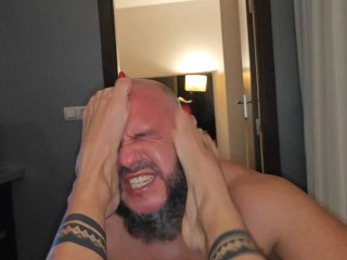 Foot job and hardcore foot fetish