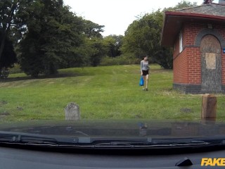 Policeman in uniform fucks 18+ American in the ASS in a Barn - Fake Cop