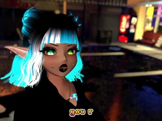 Slushie goes to the Arcade and plays with 2 Dicks