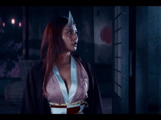 Nezuko Demon Slayer Cosplay 3d Anime Hentai Monster FUCK - The Return of Rae Lil Black Sexy Big Tits