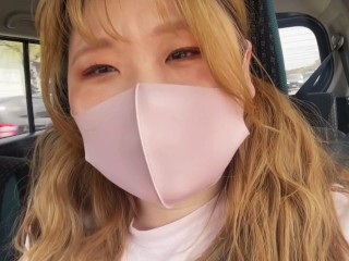 【個人撮影】リモコンバイブを入れて秘密のお買い物デート。我慢できずに駐車場で潮吹き...からの中出しセックス。