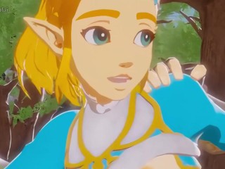 Zelda took a pot of vitality to have more strength for hard sex